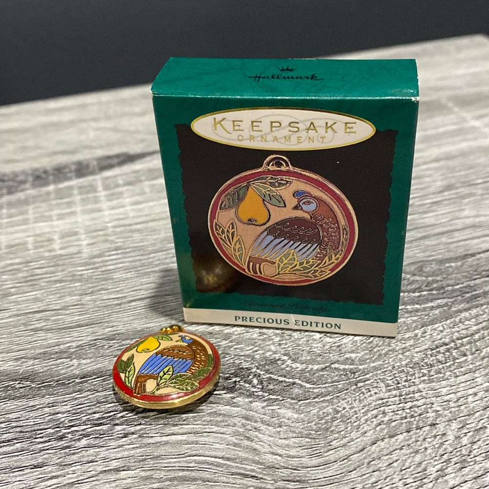 Hallmark | Precious Edition: Cloisonné Partridge - Miniature Keepsake Ornament